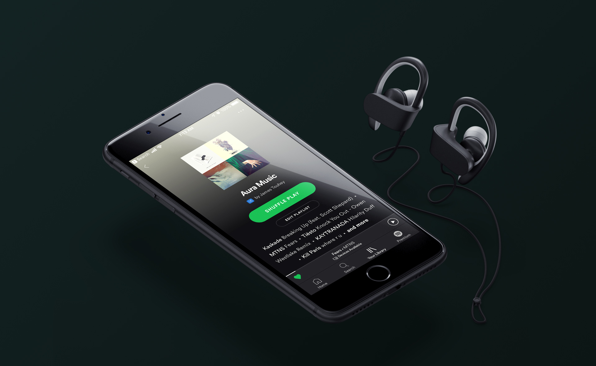 aura store audio Spotify playlist